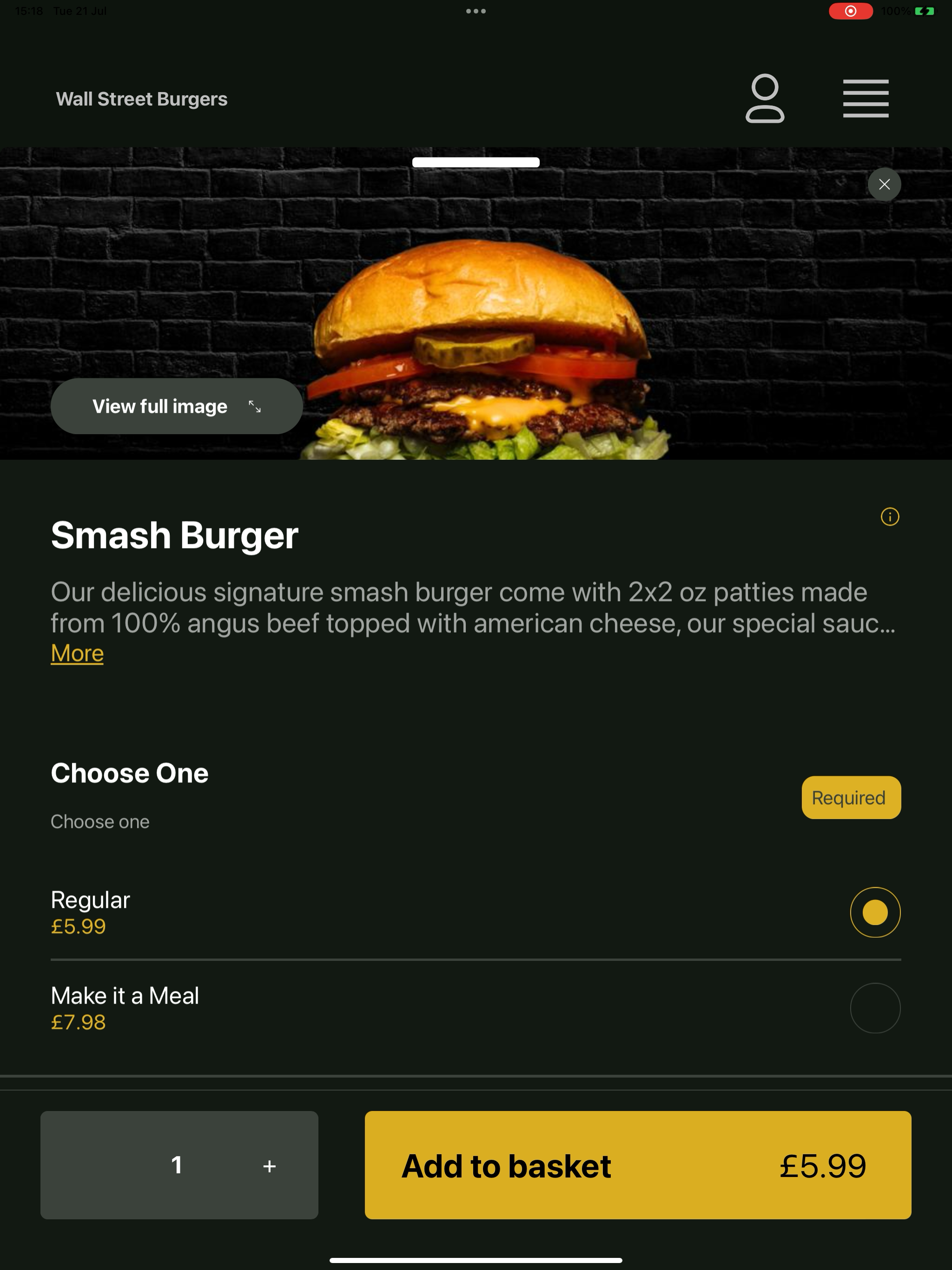 Wall Street Burgers screenshot 16