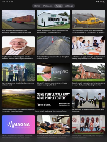 Magna Radio iPad screenshot
