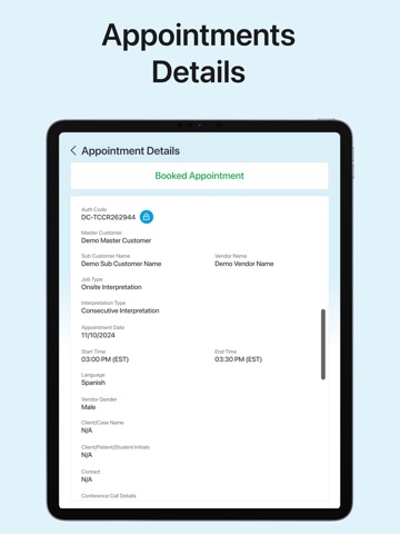 Total Language - Client iPad screenshot