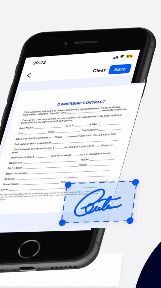 #2. Sign Documents App (iOS) 由: HUSEYIN ACAR
