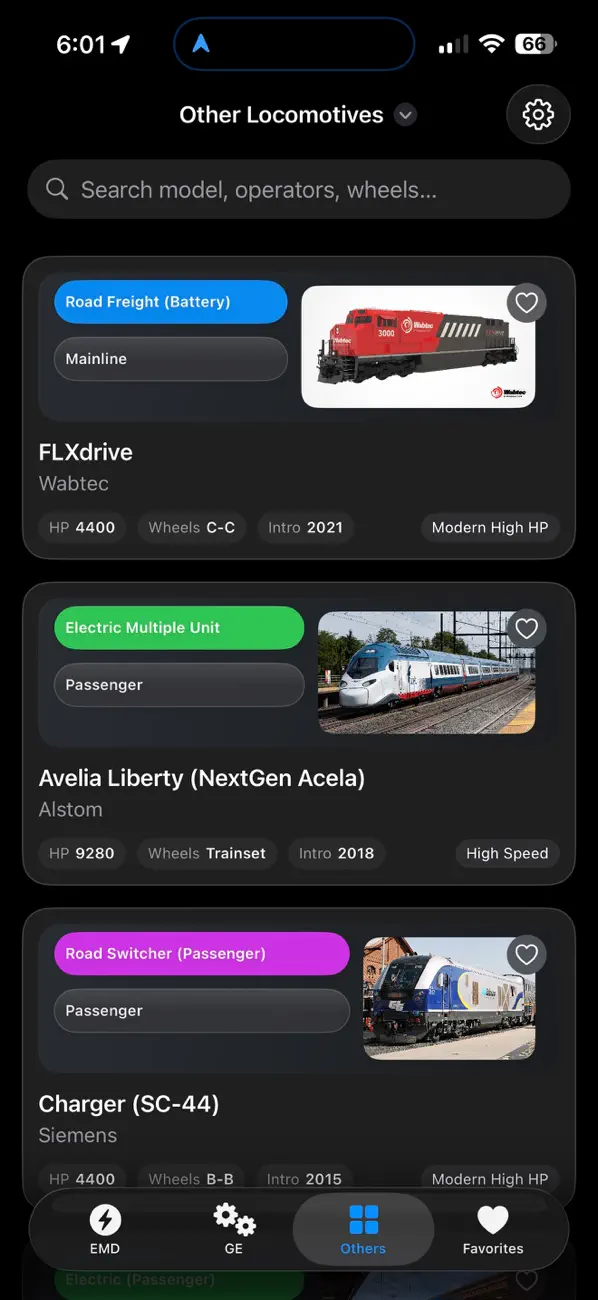 #3. RailRoster (iOS) Ved: Josh Fenton