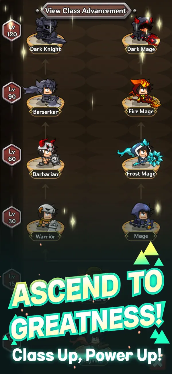 Dragoneer Squad: Idle Hack screenshot 3 - game app interface