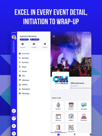 OMconference iPad screenshot