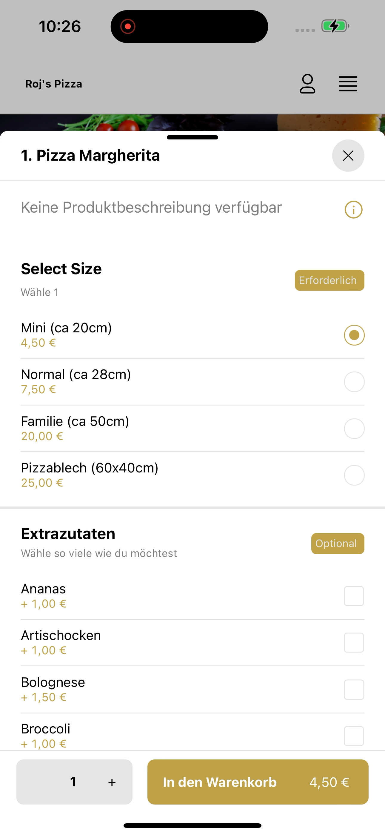 Roj's Pizza