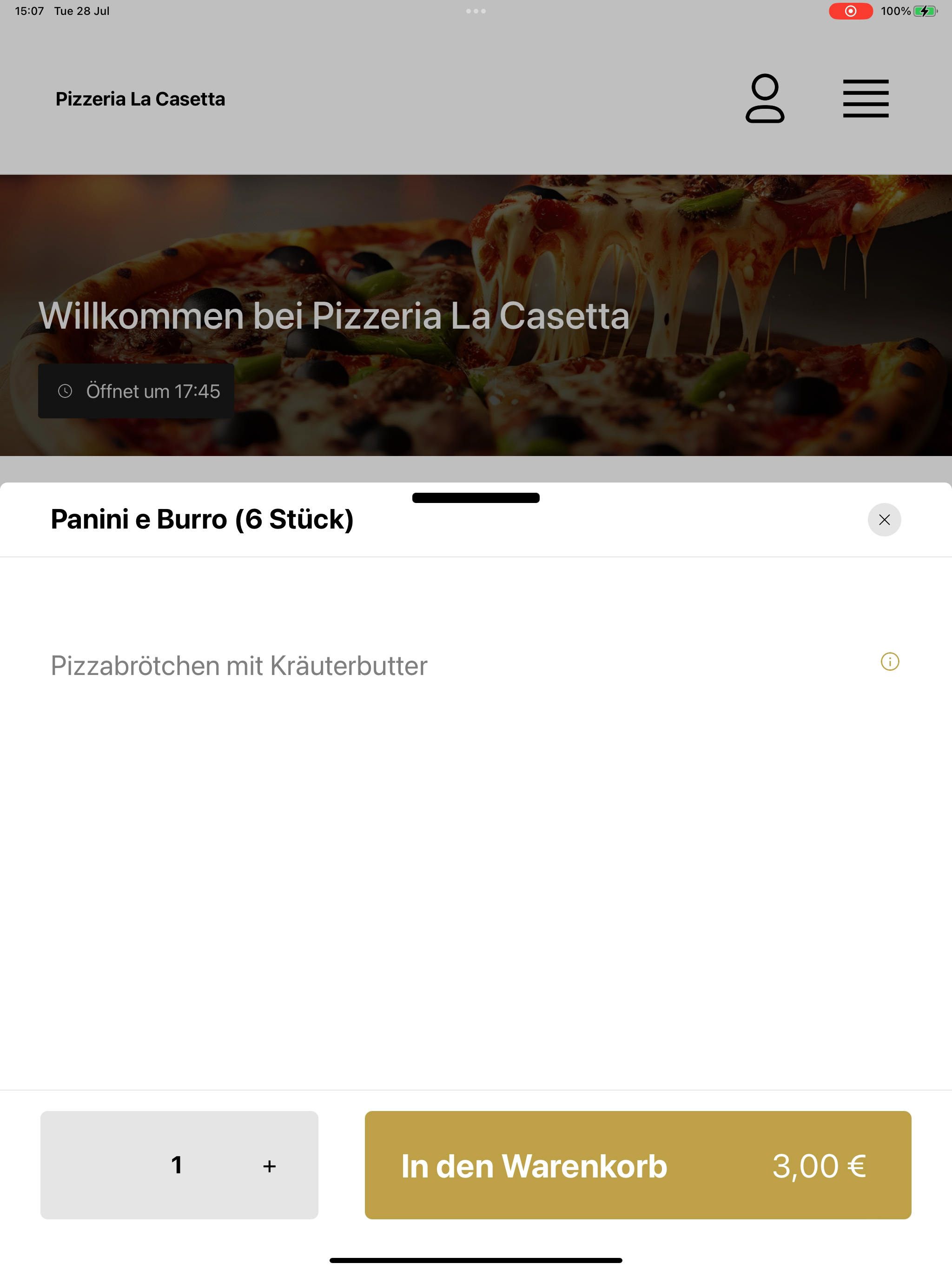 Pizzeria La Casetta DE screenshot 16