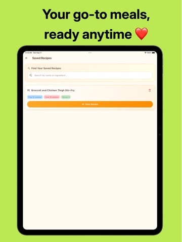 RecipePal: Meal Planner iPad screenshot