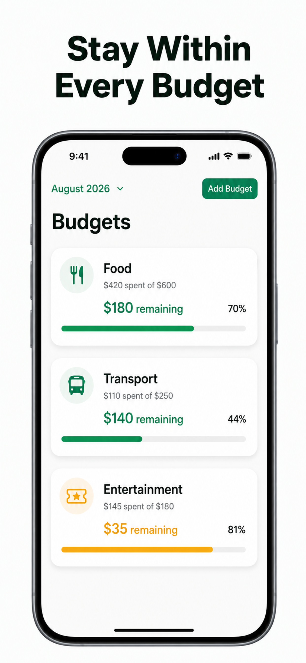 Bill Reminder: Budget Tracker screenshot 3