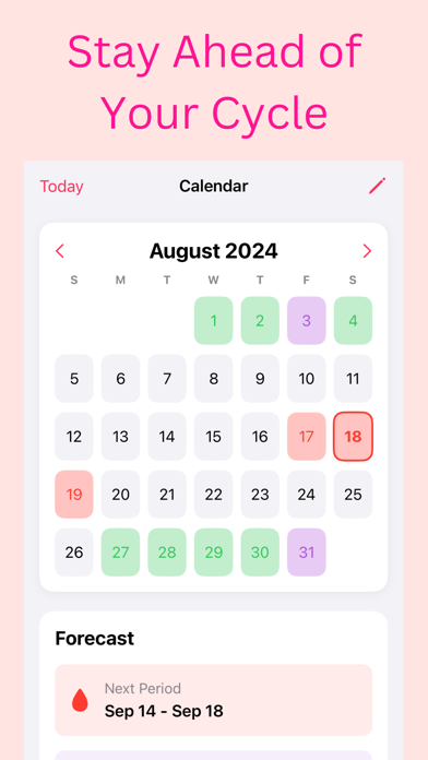 Viva - Period & Fertility Screenshot