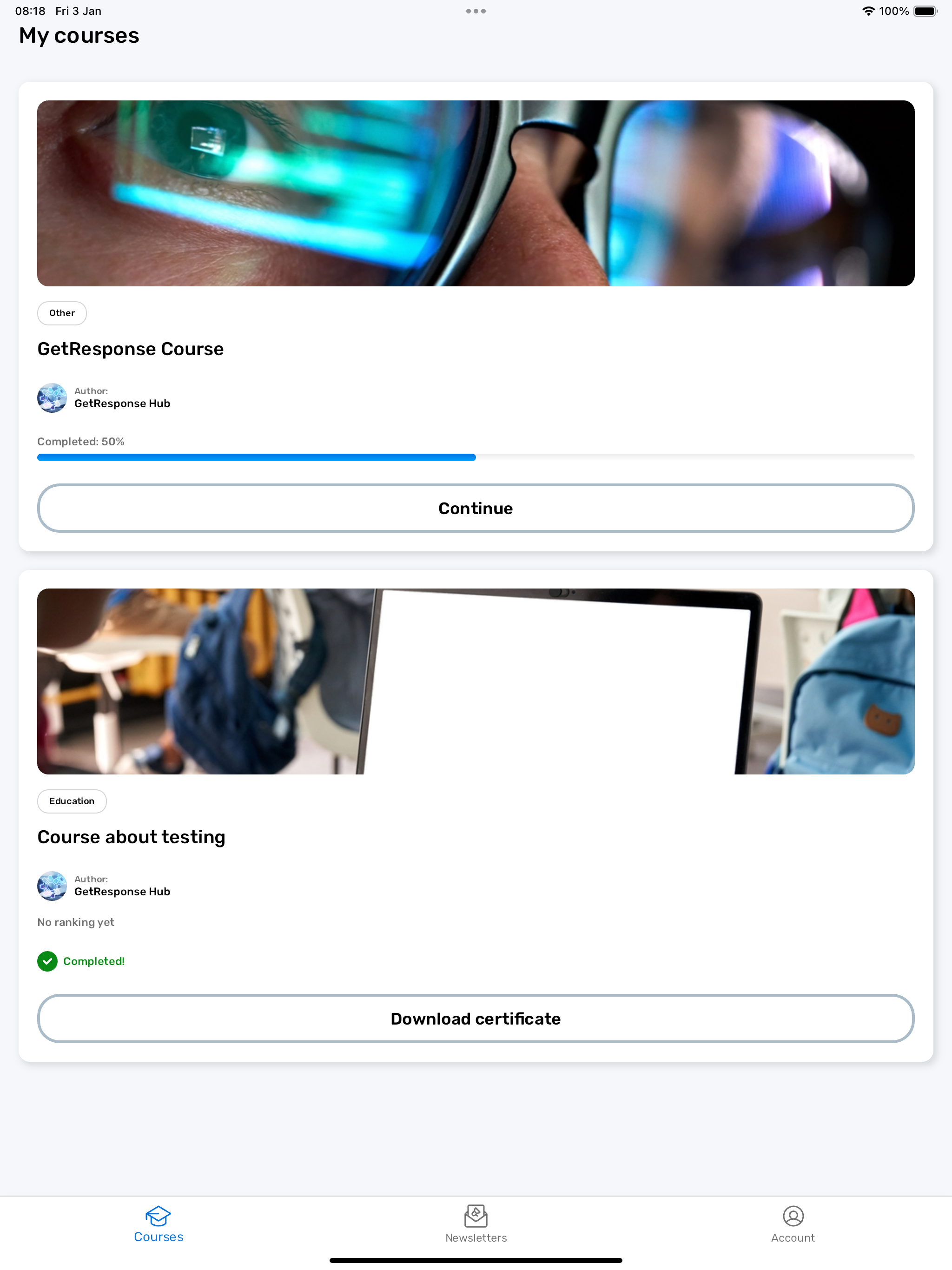 GetResponse Hub screenshot 10