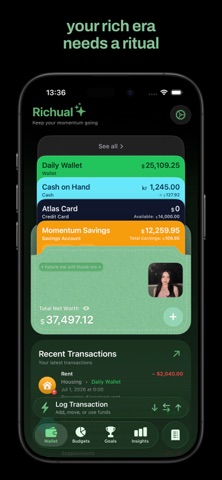 Richual: Track Budget & Wallet app screenshot