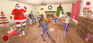 Santa Claus Happy Christmas iPhone screenshot