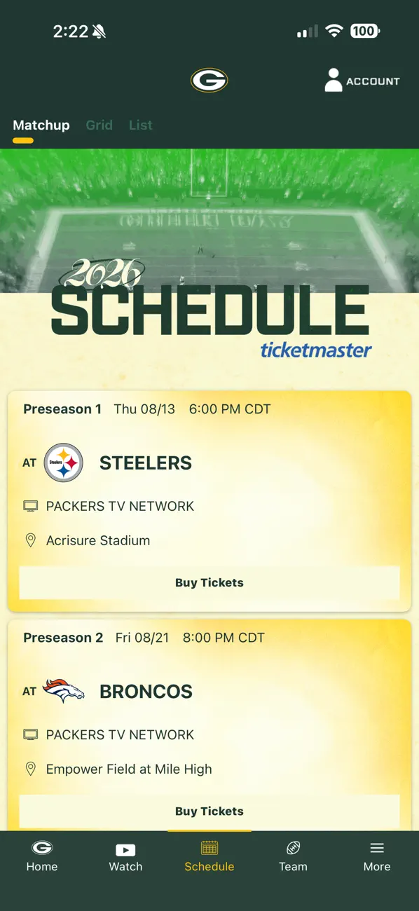 Screenshot #2 pour Green Bay Packers