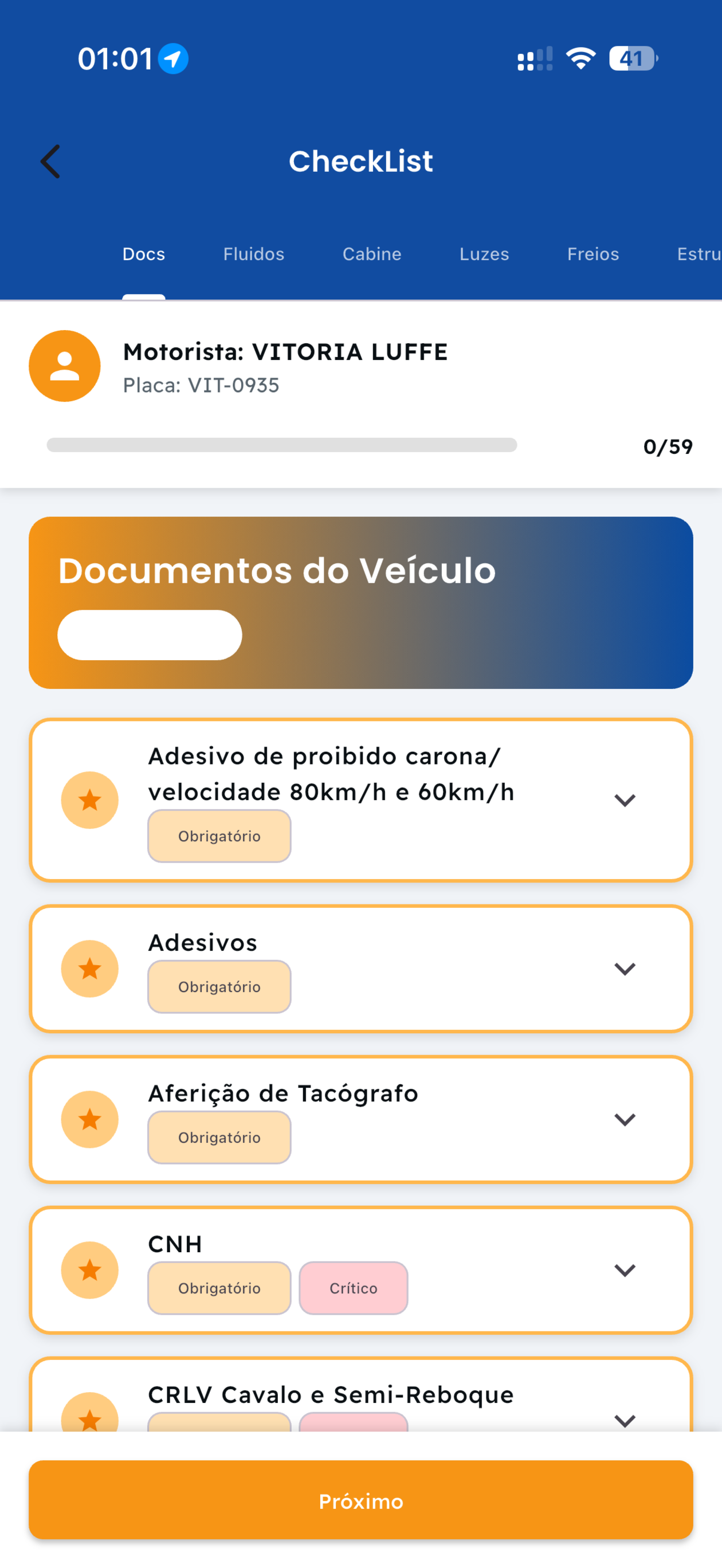 Condutor CIM SAAS screenshot 5