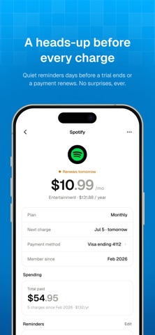 Duevo: Subscription Tracker Screenshot 5 of 5
