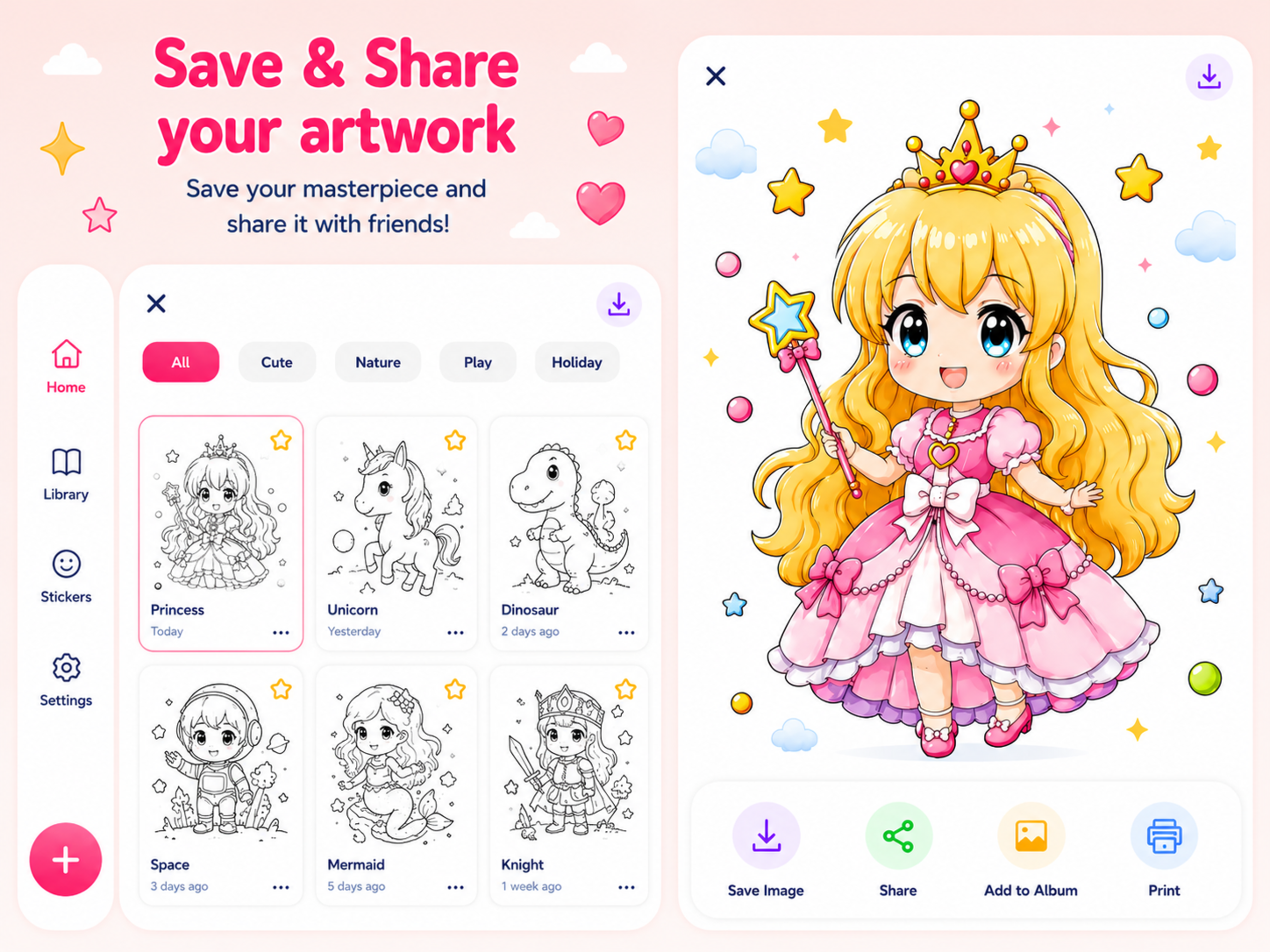 Coloring Book: Paint & Draw screenshot 8