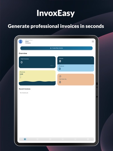 InvoxEasy - Invoice & Receipt iPad screenshot