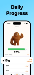 Protein tracker Proteebeast screenshot