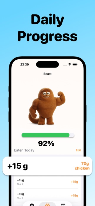 Protein tracker Proteebeast Screenshot 3 of 5