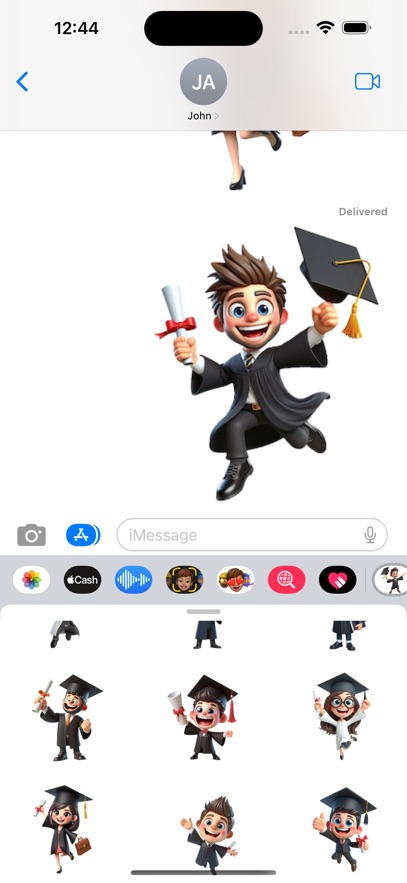 Graduation Stickers App