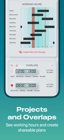 DeltaClock: Time Zone Planner Screenshot 2 of 6