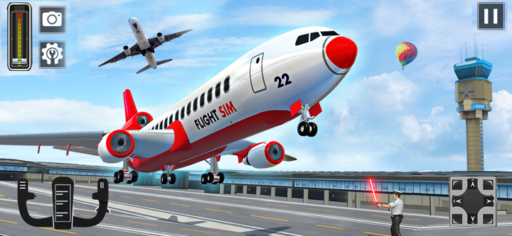 Plane Simulator Airplane Games screenshot 2