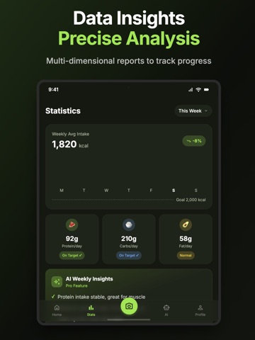 NutriSnap AI Meal iPad screenshot