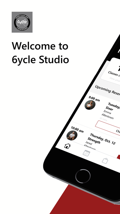 6ycle Studio iPhone screenshot 1 - Health & Fitness app