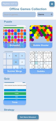 100 in 1 Offline Games iPhone screenshot