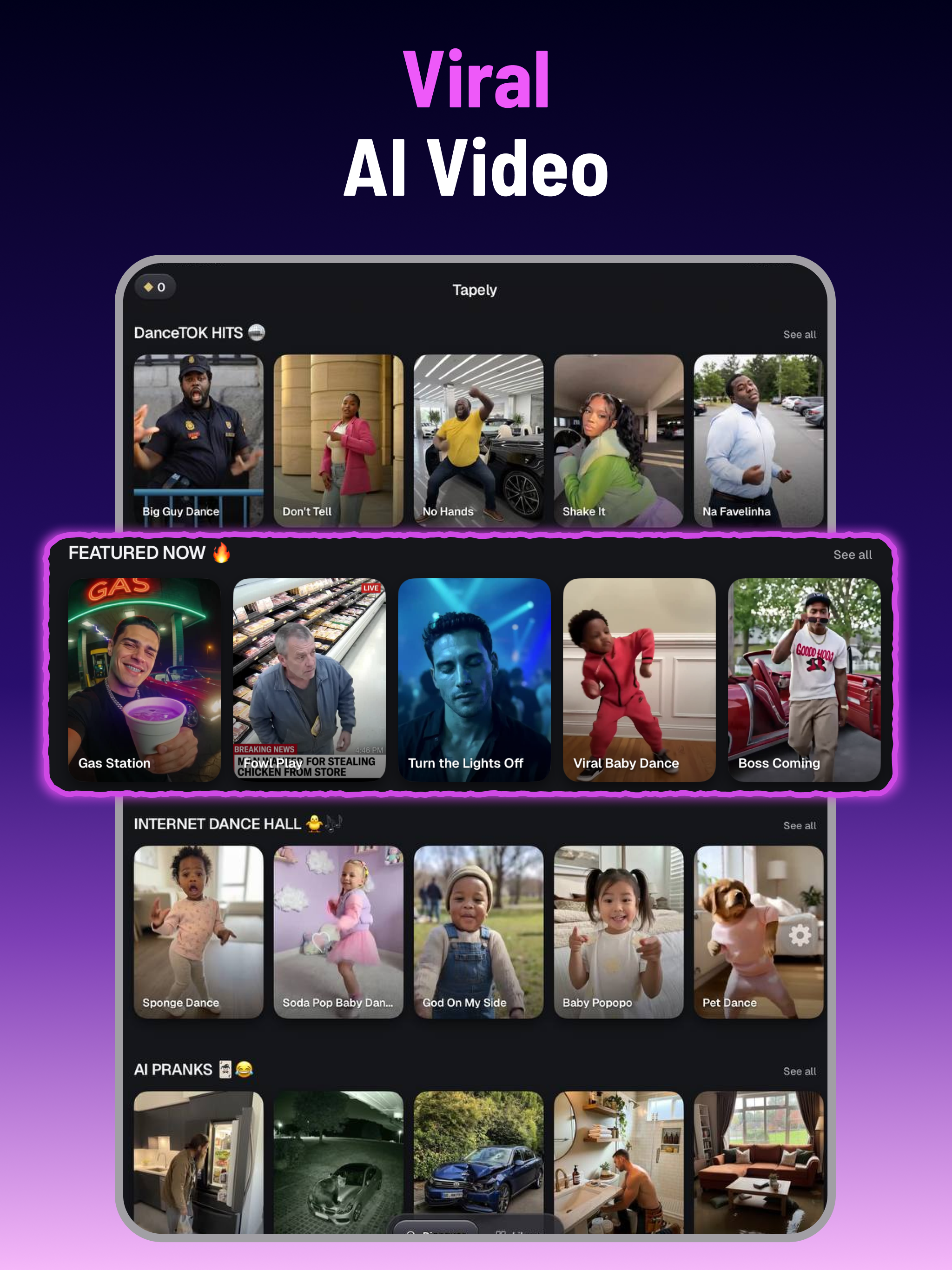 Tapely: AI Video Generator