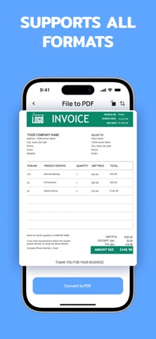 Images to PDF Converter App iPhone screenshot