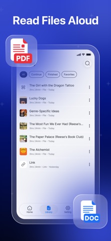 Document Voice Reader iPhone screenshot