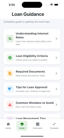 Payday Loan - EMI Calculator iPhone screenshot