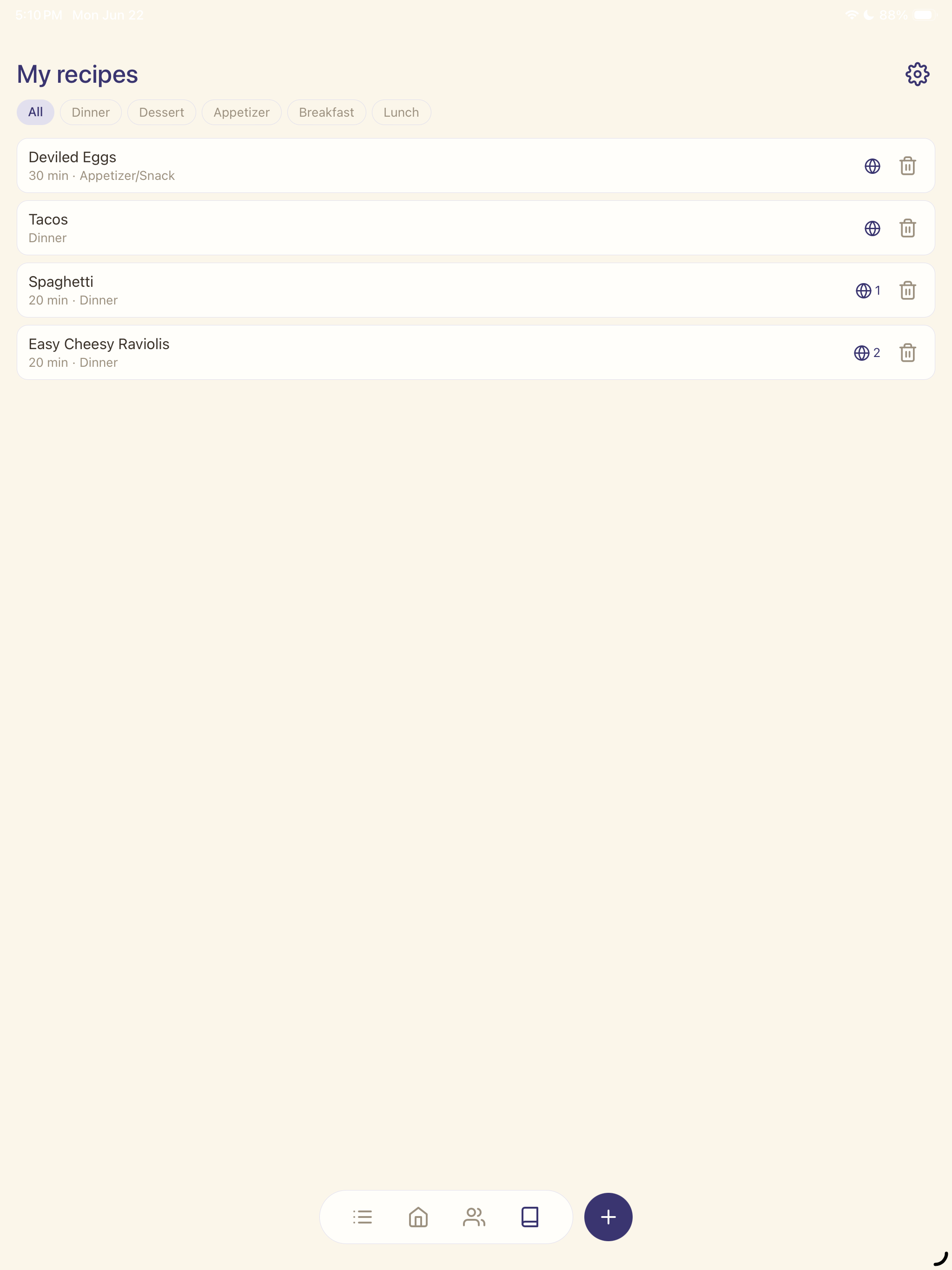 Tonight meal planner screenshot 8