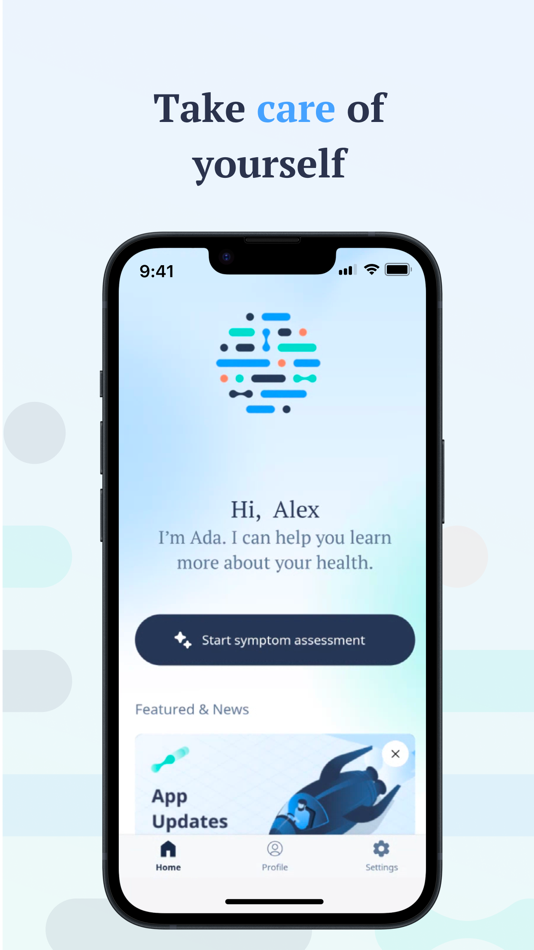 #1. Ada - your health portal (iOS) Przez: Ada Health