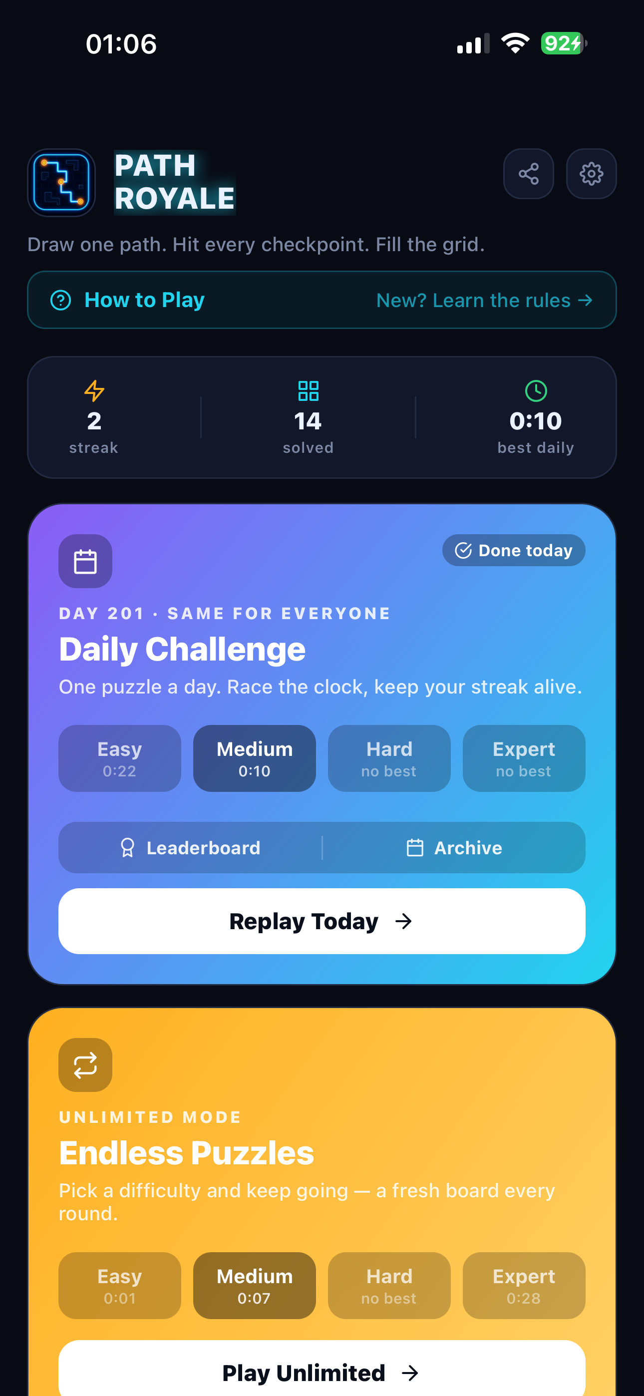 Path Royale: Number Path screenshot 3