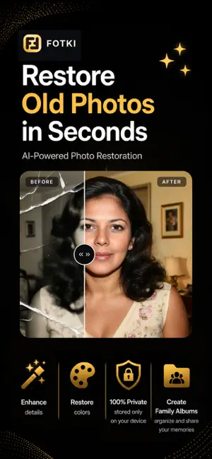Fotki – AI Photo Restoration screenshot 2