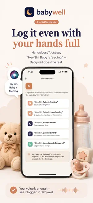 Babywell: Baby Sleep & Feeding screenshot 2