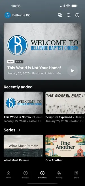 Bellevue Baptist screenshot 3
