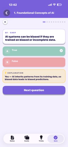 CBSE AI 10 iPhone screenshot