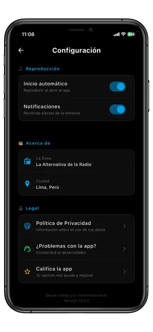 Radio La Zona screenshot 1