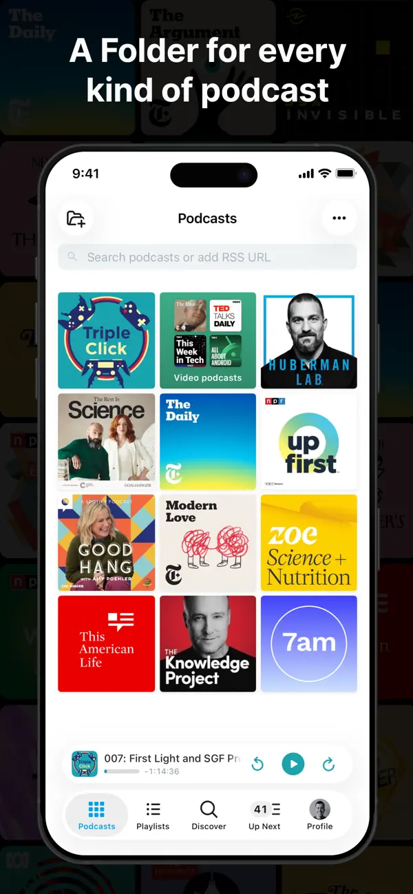 Pocket Casts iPhone App Screenshot 3 – Nachrichten