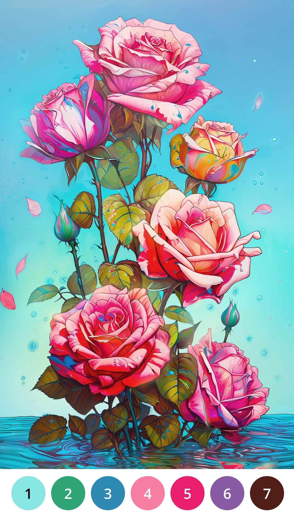 Paint by Number Coloring Game screenshot 2