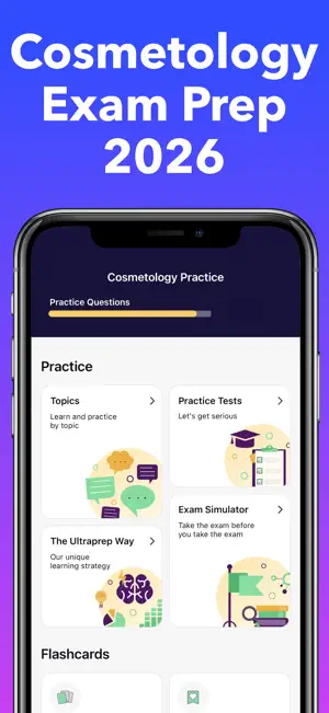 Cosmetology Practice Test 2026 screenshot 1