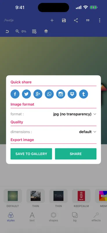 PixelLab: Text Photo Editor screenshot 8 of 9