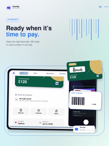 iCardly - Gift & Loyalty Cards iPad screenshot