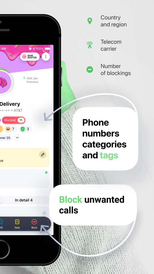 #2. NumBuster. Real Name Caller ID (iOS) 게시자: GOODLINE SOFTWARES W.L.L