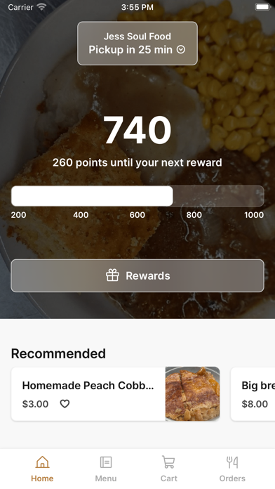 Jess Soul Food TX Screenshot