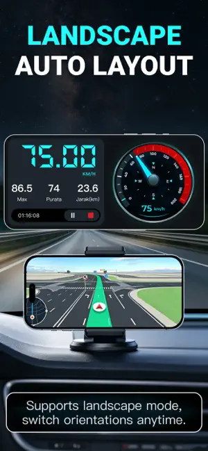 Speedometer GPS : MPH Tracker iPhone screenshot 5