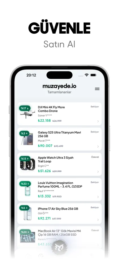 Captura de tela 4 de 6 de MUZAYEDE.IO - Açık Arttırma
