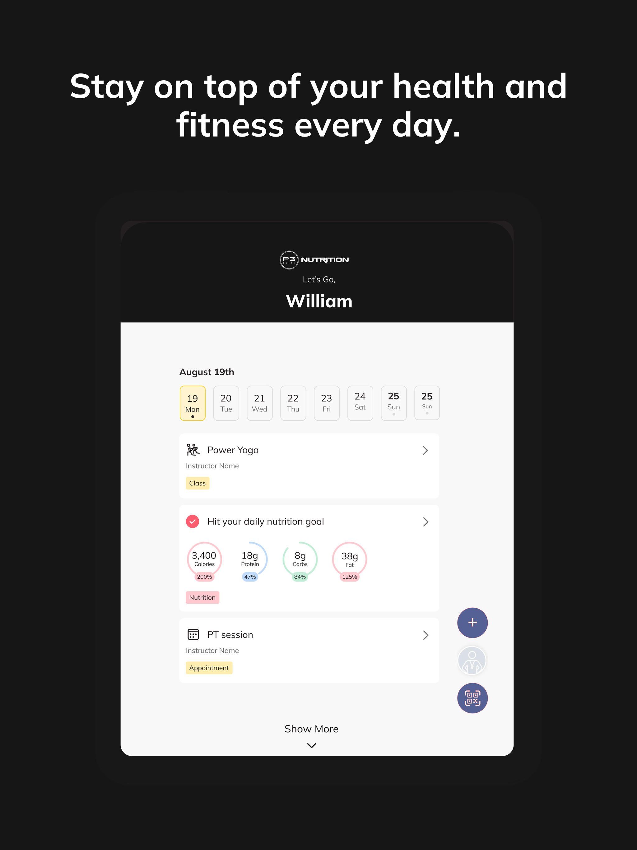 P3 NUTRITION screenshot 12
